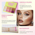 8-Color Cream Blush and Contour Palette