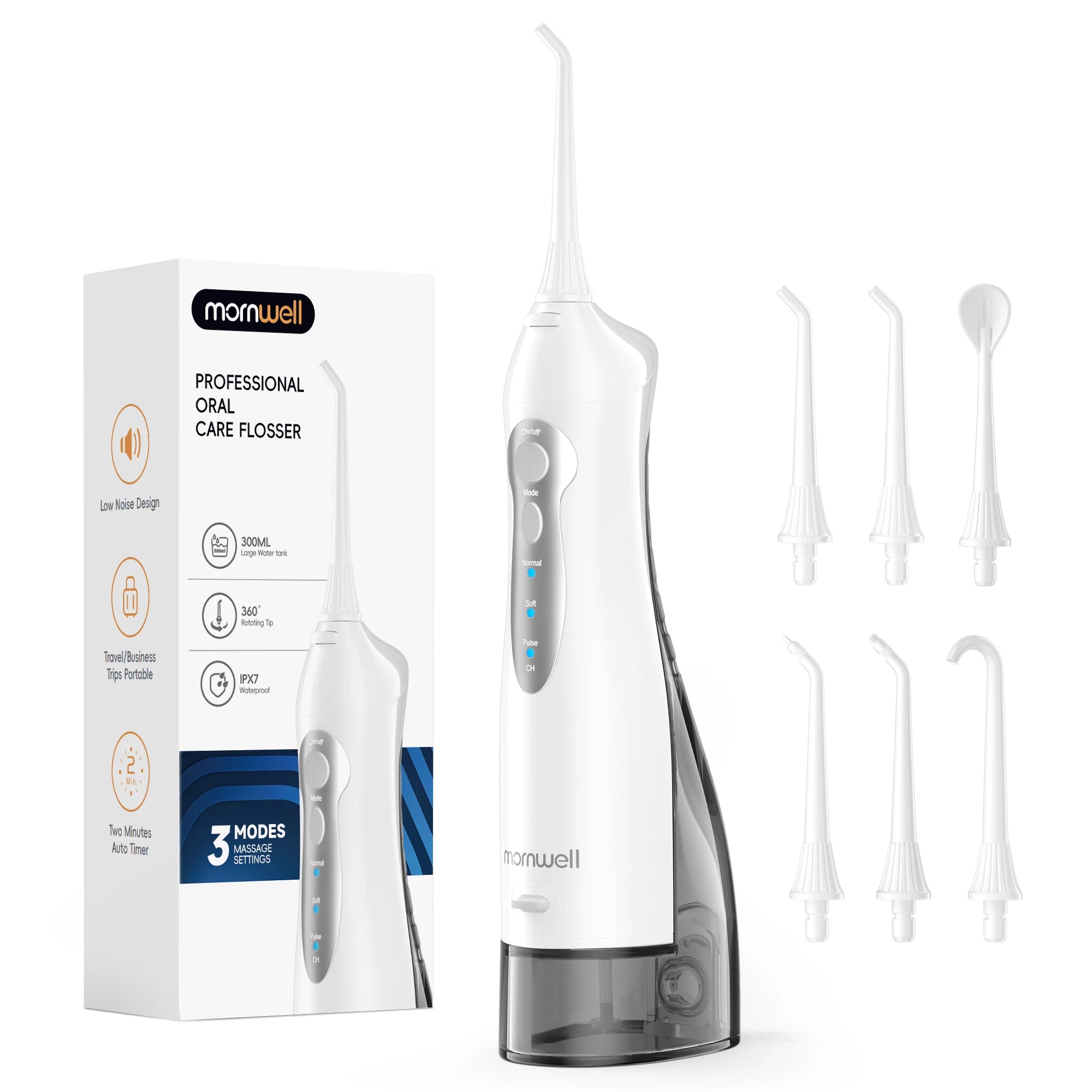 Portable Cordless Water Flosser for Teeth Cleaning - 18