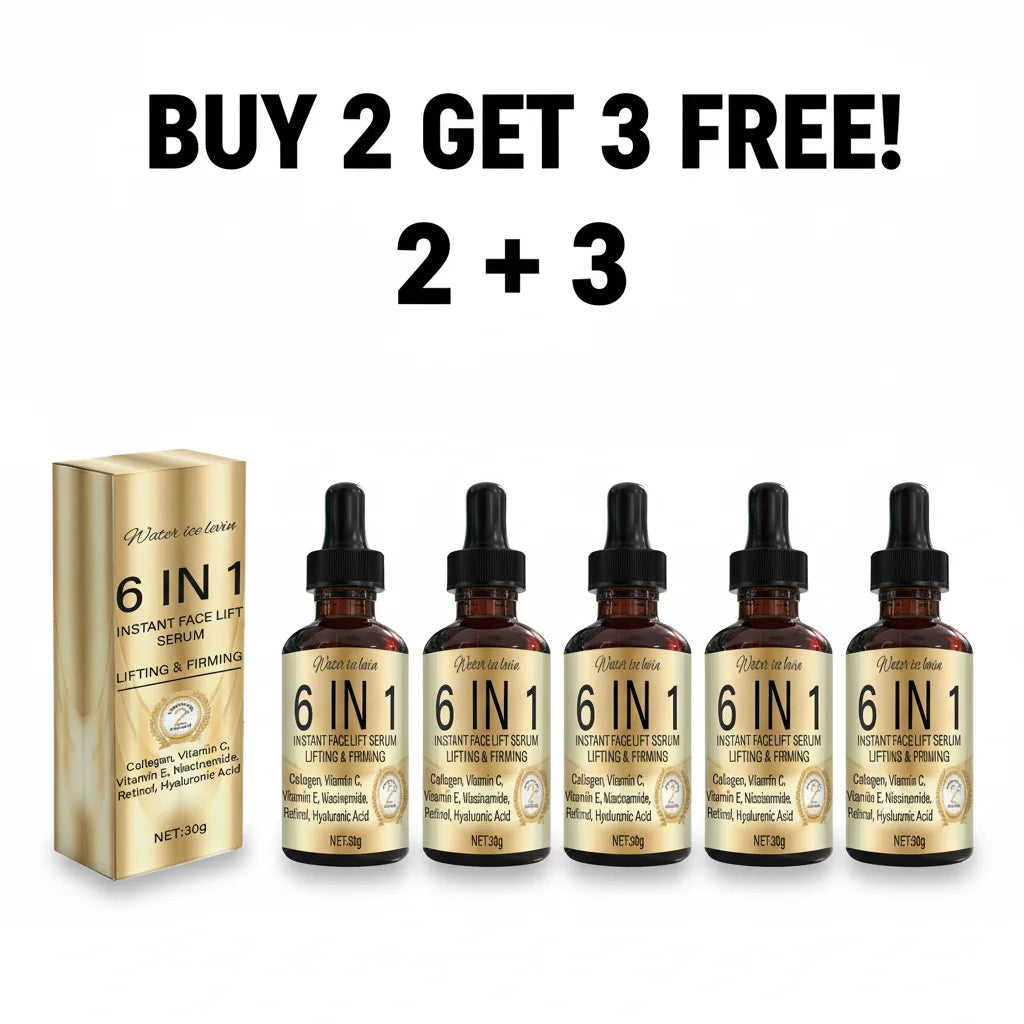 6 in 1 Face Lifting Serum Hyaluronic Acid Retinol Firming Hydrating 30g - 8