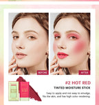 Tinted Moisturizing Blush Stick for Cheeks and Lips
