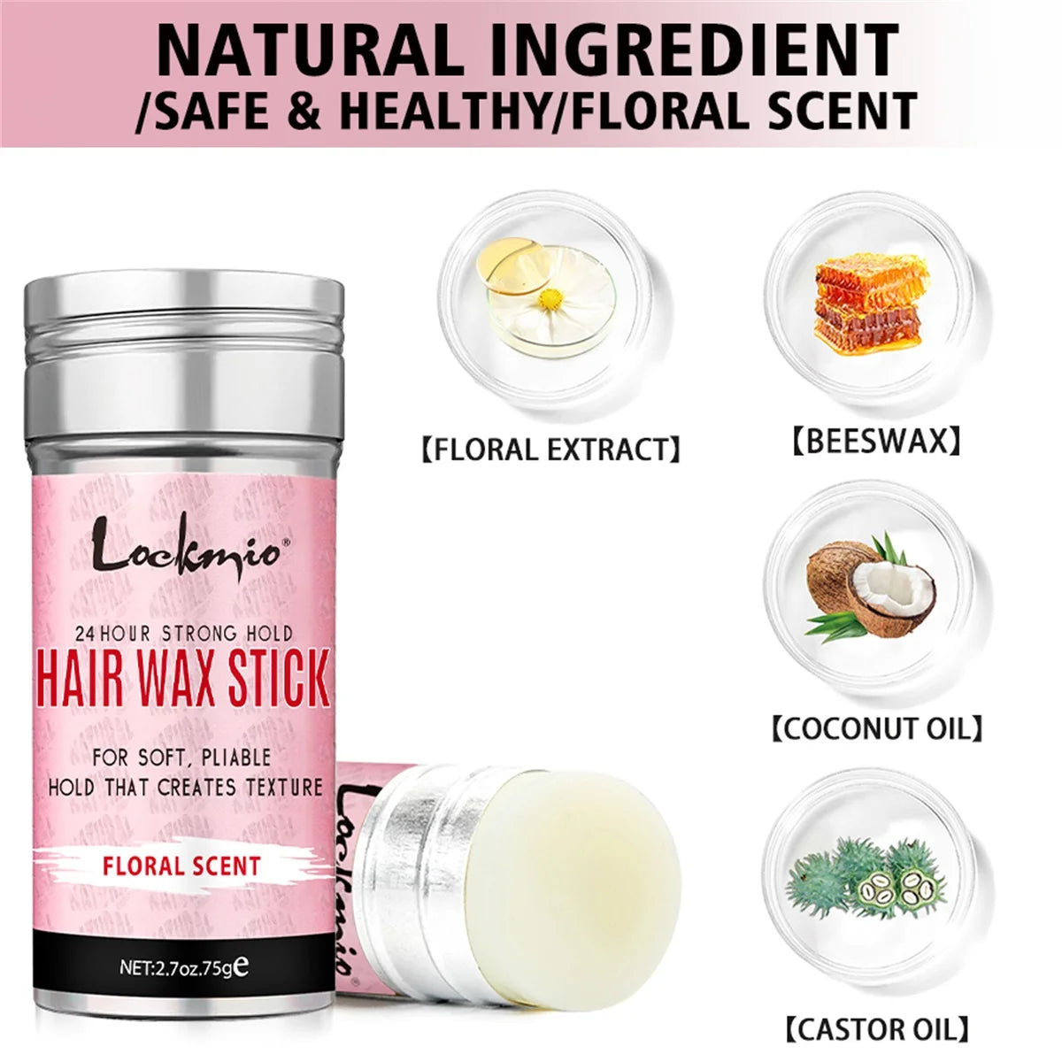 Lockmio Wig Installation Kit Hair Wax Stick Melting Spray Edge Control - 10