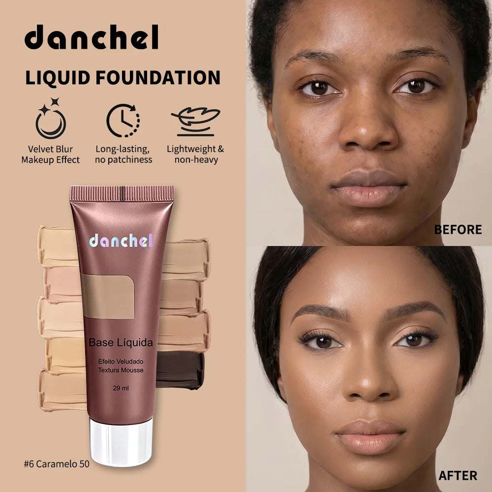 Velvet Matte Liquid Foundation for All-Day Wear