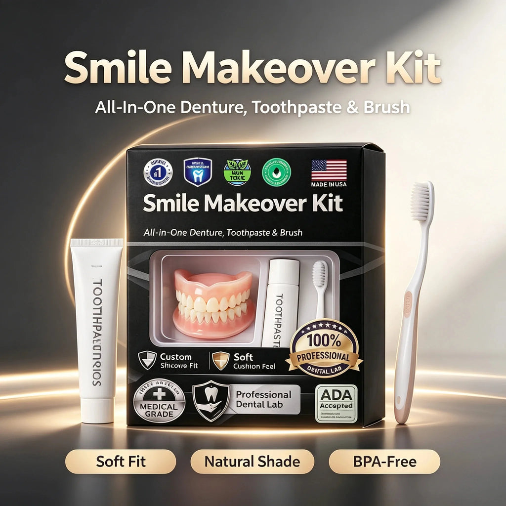 Moldable Silicone Cosmetic Teeth for Instant Smile