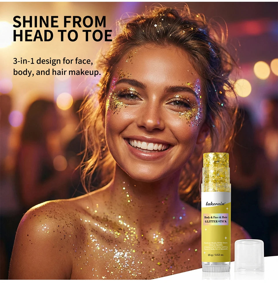 Glitter Shimmer Stick for Face and Body