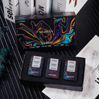 3pc Solid Fragrance Balm Portable Matte Metal Deodorant Perfume Set