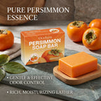 Natural Persimmon Deodorizing Soap Bar for Body Odor