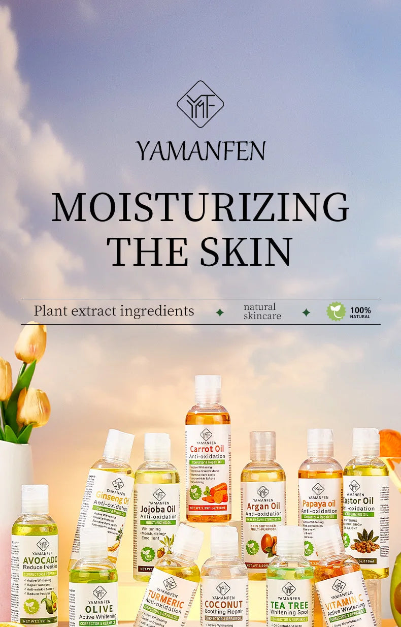 Yamanfen Essential Oil Blend Multi Purpose Face Body Hair Care Oil