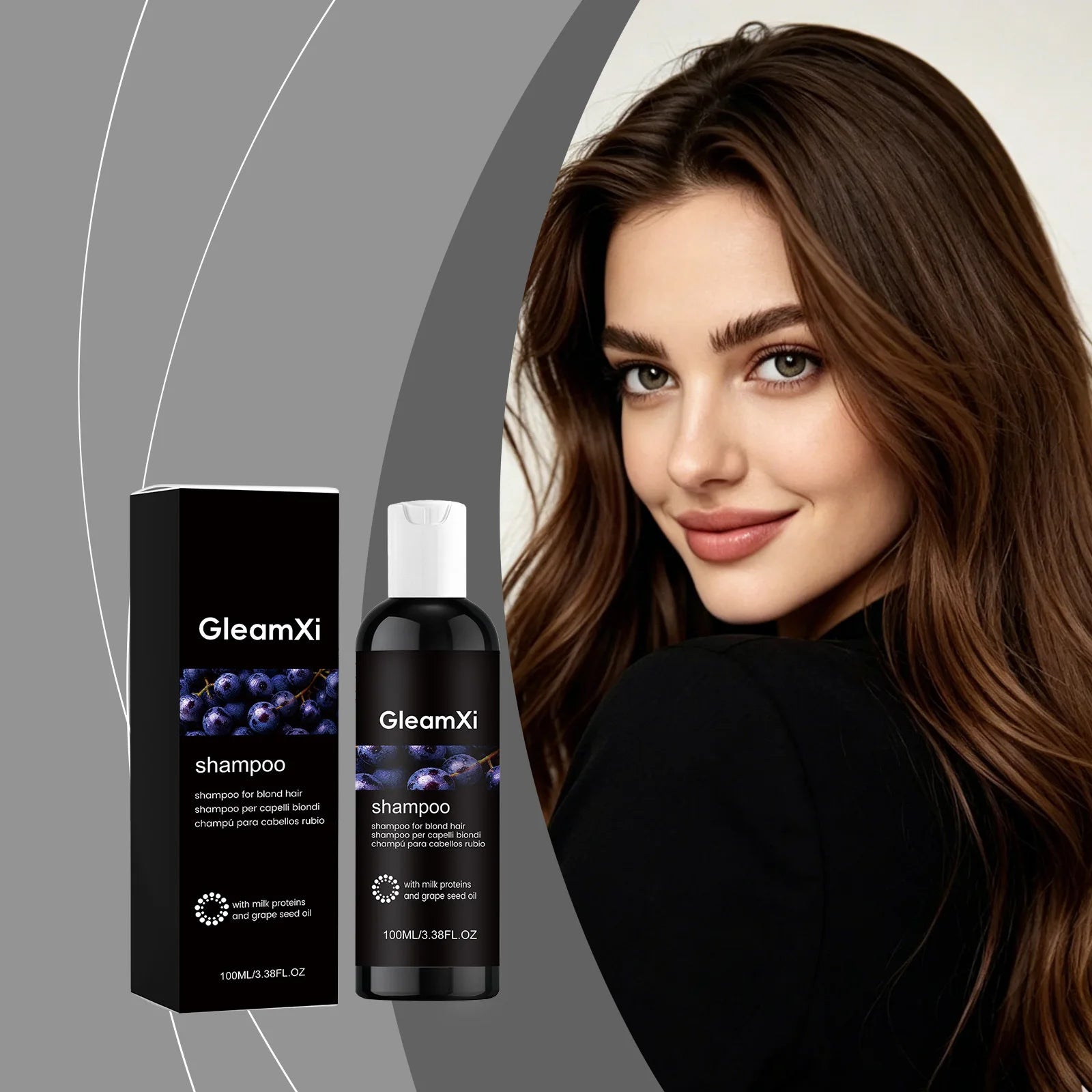 Purple Shampoo for Blonde Bleached and Silver Hair Color Treatment