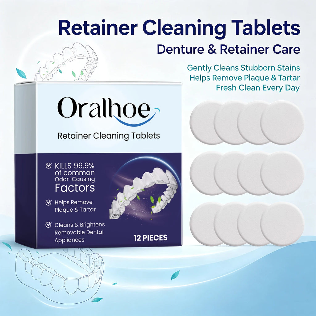 Effervescent Denture and Retainer Cleaning Tablets