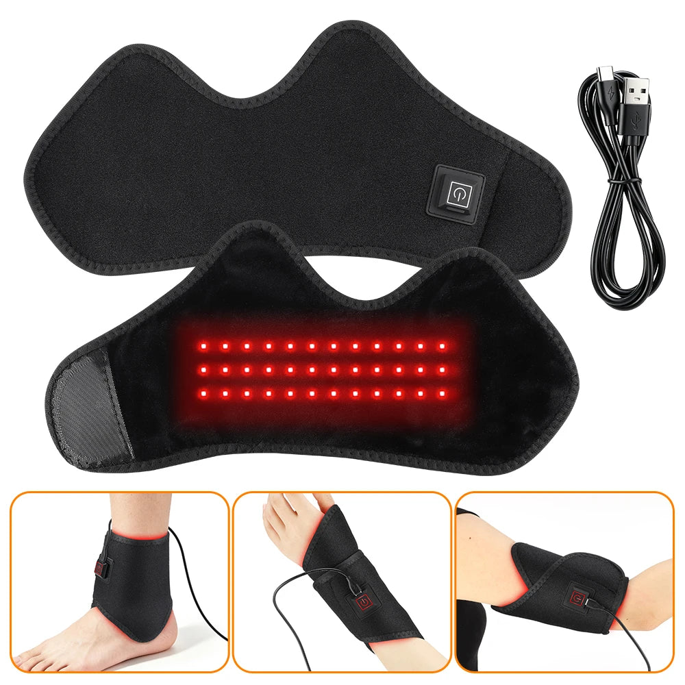 3-in-1 Red Light Therapy Heating Wrap for Joint and Muscle Relief - 7