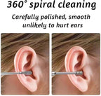 Stainless Steel Ear Wax Removal Tool Kit with Travel Case