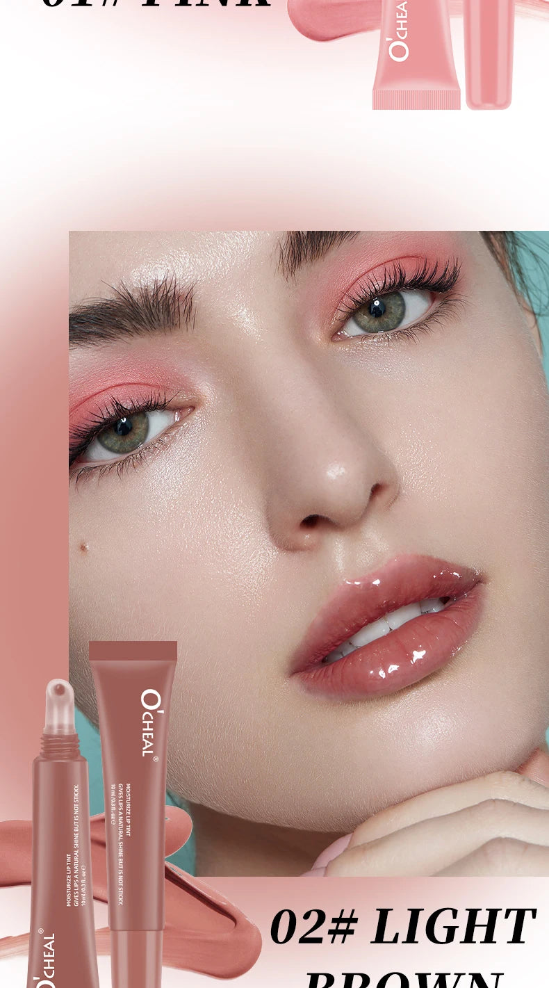 O'CHEAL Moisturizing Lip Gloss Waterproof Long Lasting Tinted Makeup - 15