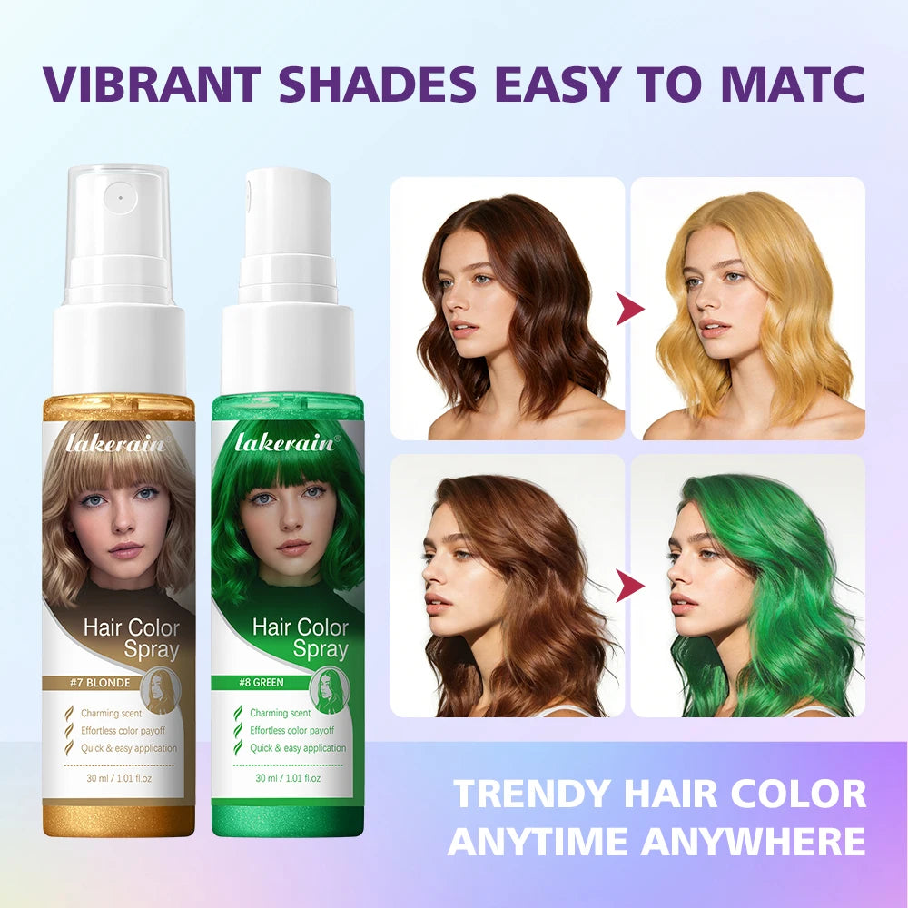 Temporary Hair Color Spray for Instant Styling