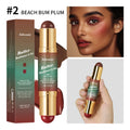 Dual-Ended Cream Bronzer and Blush Stick for Face and Lips