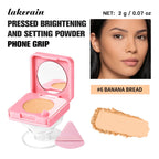 Matte Finish Oil-Control Pressed Powder with Mirror