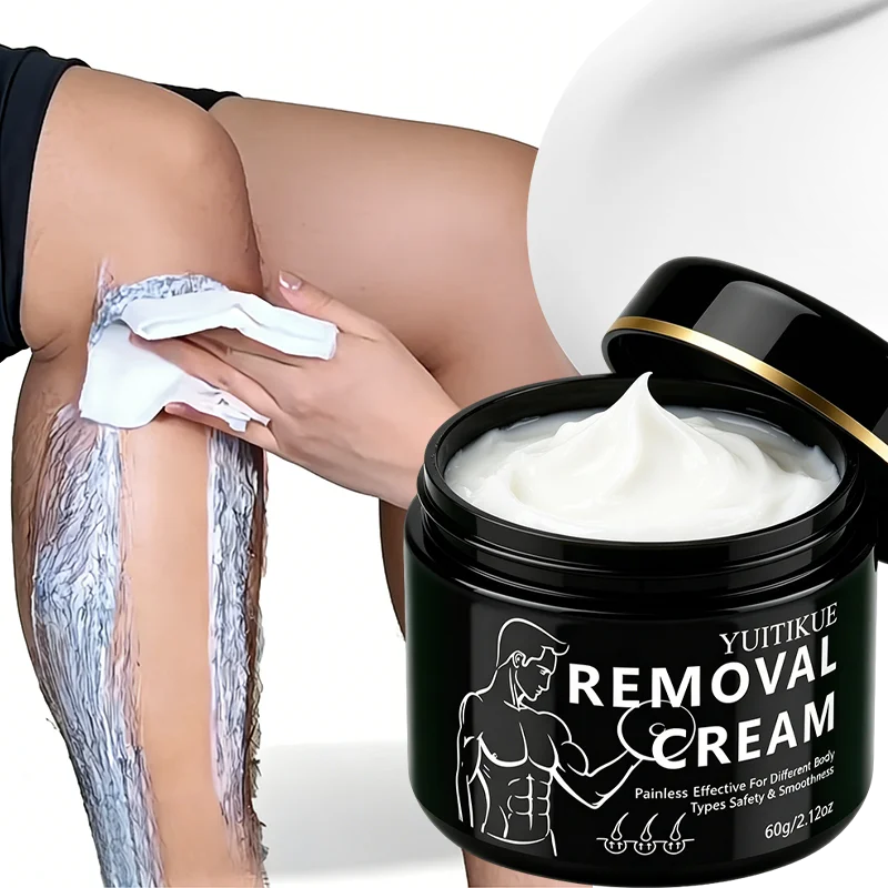 YUITIKUE Men's Hair Removal Cream - Painless Body Hair Remover