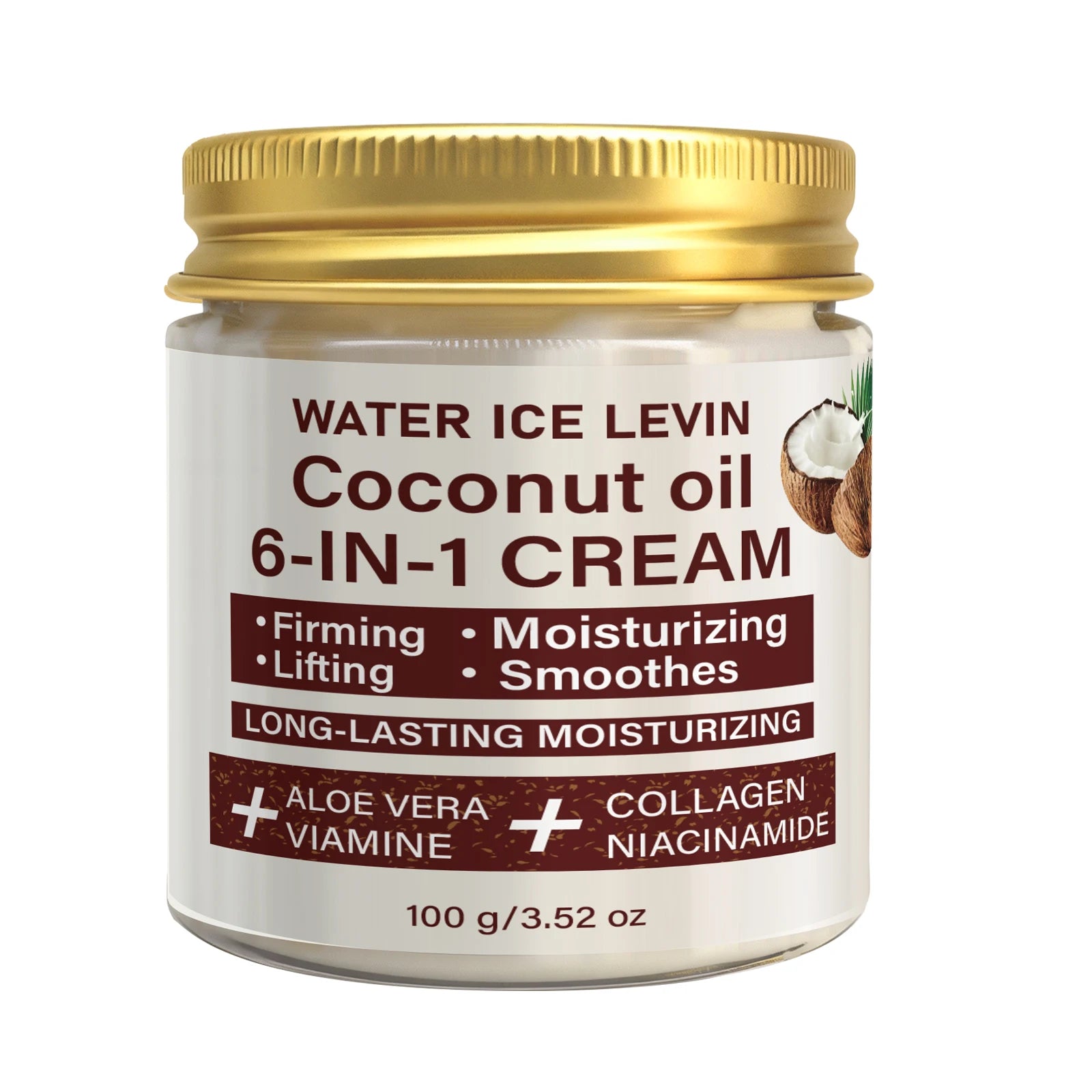 Coconut Oil 6-in-1 Face Cream Moisturizing and Firming Skin Care - 11