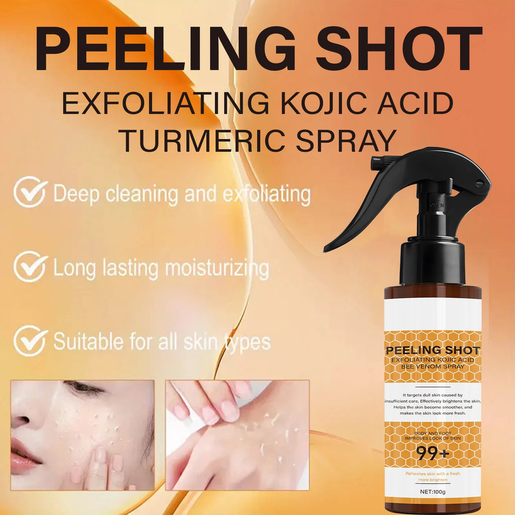 Retinol Bee Venom Peeling Spray Exfoliating Face and Body Treatment