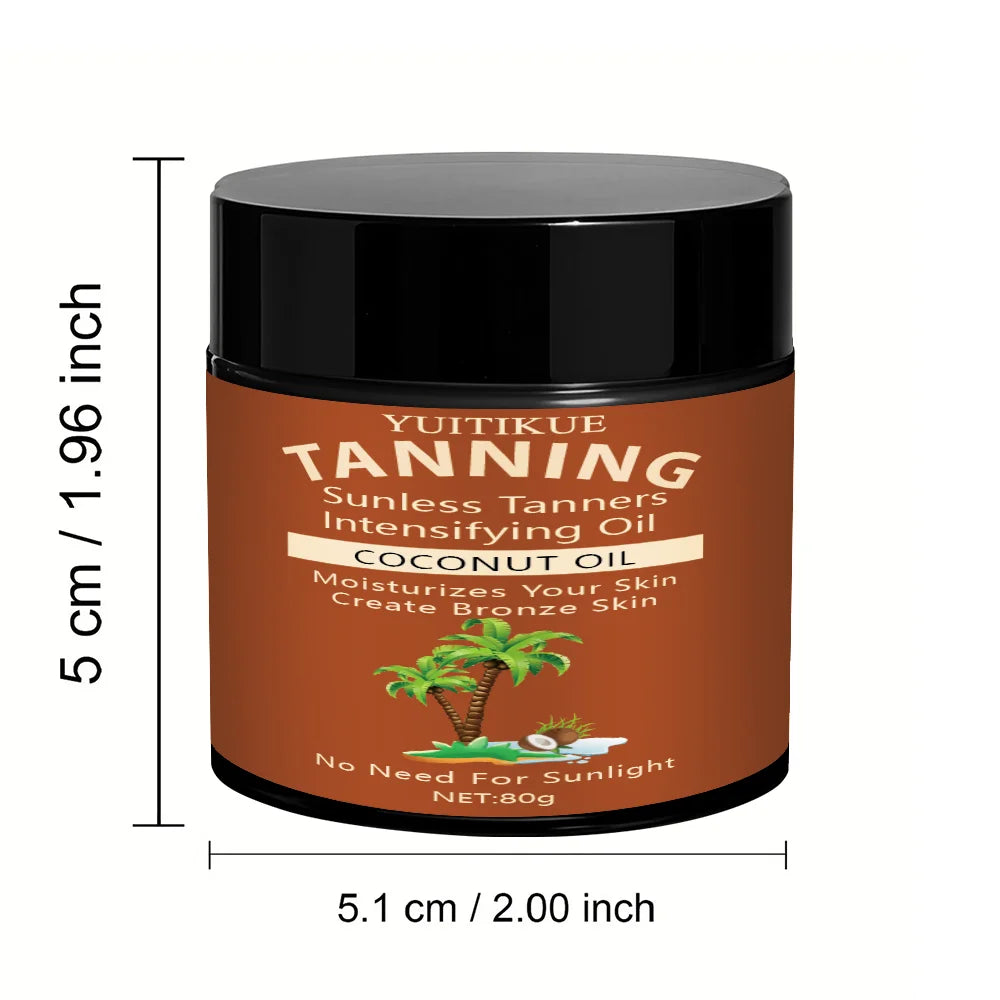 YUITIKUE Self Tanning Cream Sunless Body Bronzer and Moisturizer 80g - 8