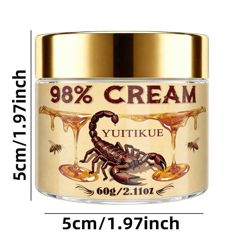 YUITIKUE Scorpion Bee Venom Cream Soothing Skin Nourishing Balm 60g