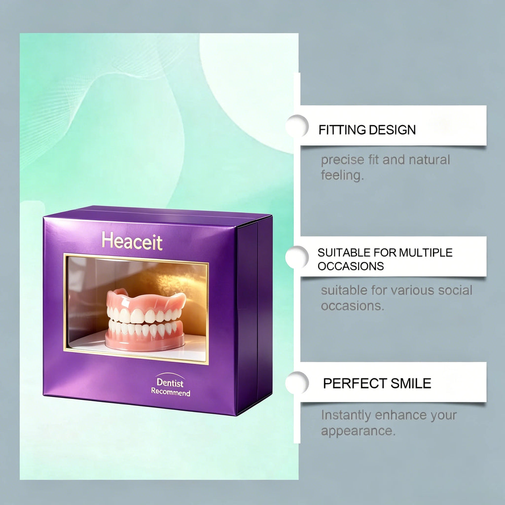 Adjustable Cosmetic Silicone Dentures for Smile Enhancement