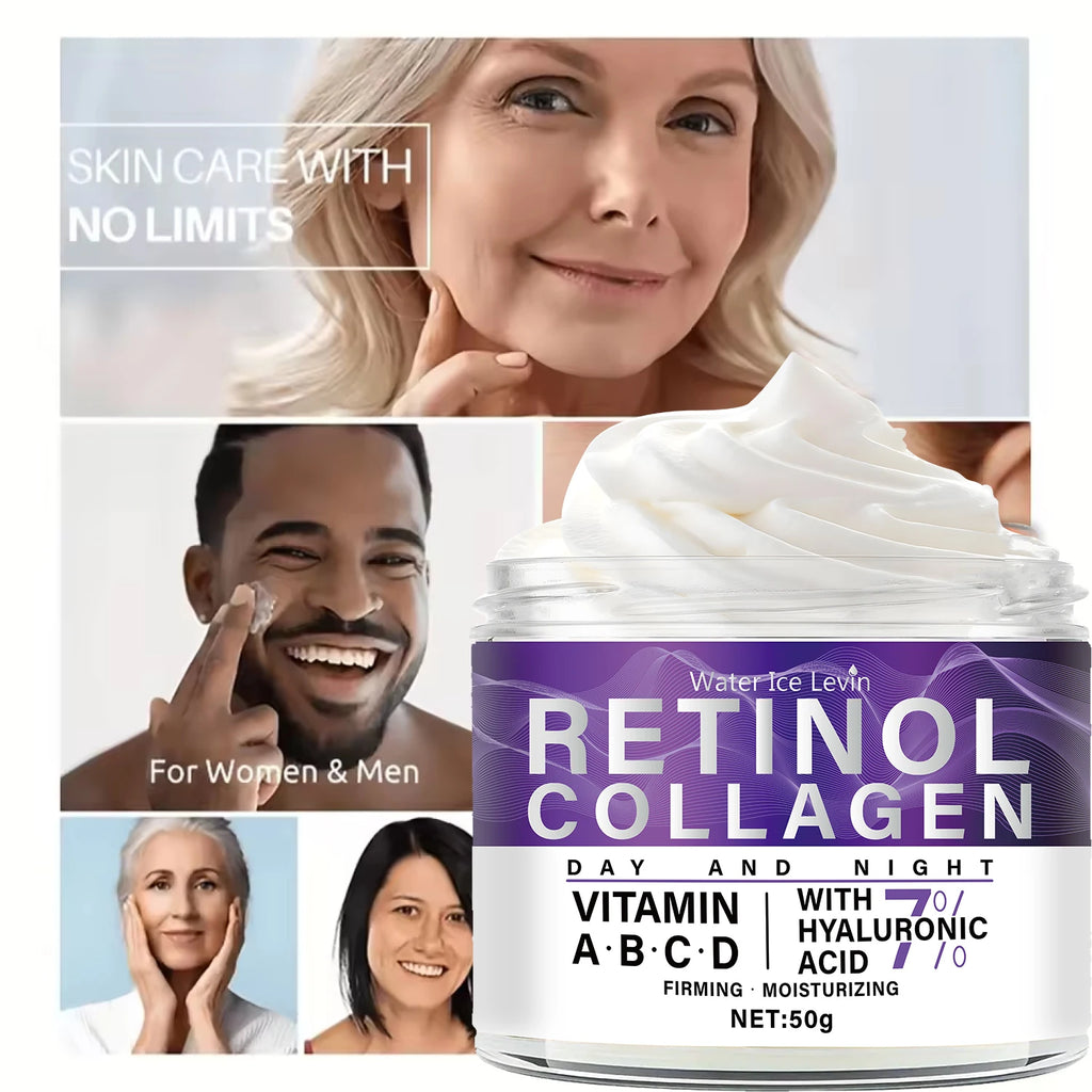 Water Ice Levin Retinol Collagen Face Cream Anti Aging Moisturizer