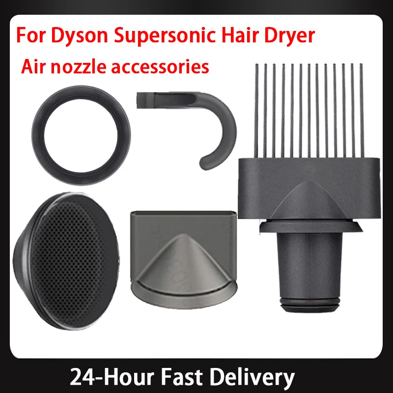Anti-Flyaway Nozzle Attachment for Dyson Supersonic Hair Dryer HD Series
