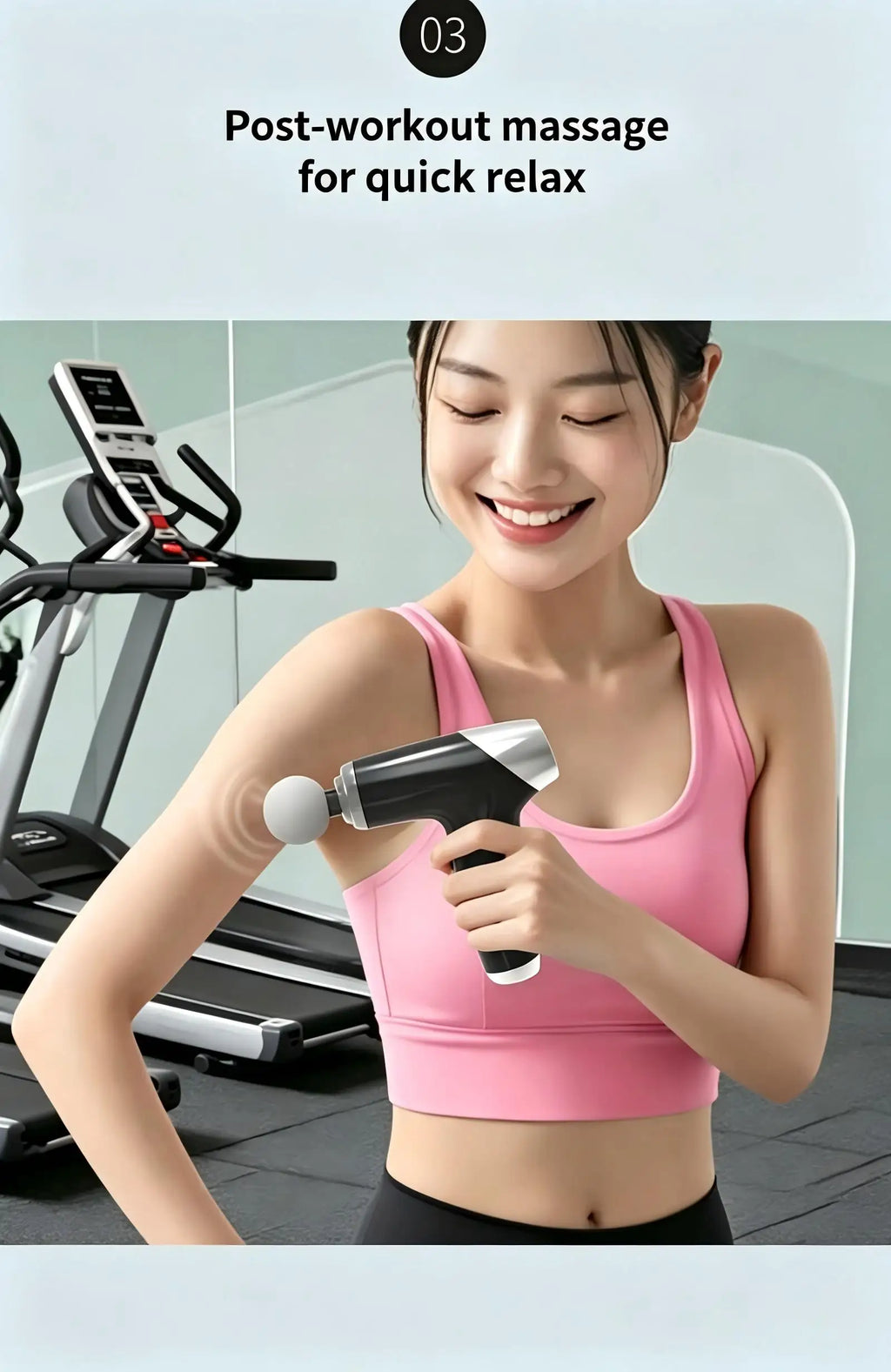 Portable Deep Tissue Percussion Massage Gun for Muscle Recovery