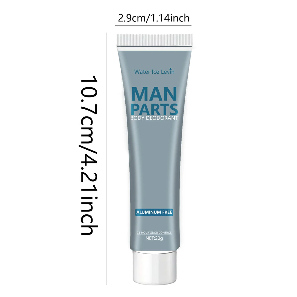 Water Ice Levin Men Body Deodorant Cream for Private Parts Underarms