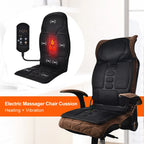 Full Body Vibrating Massage Chair Cushion with Heat
