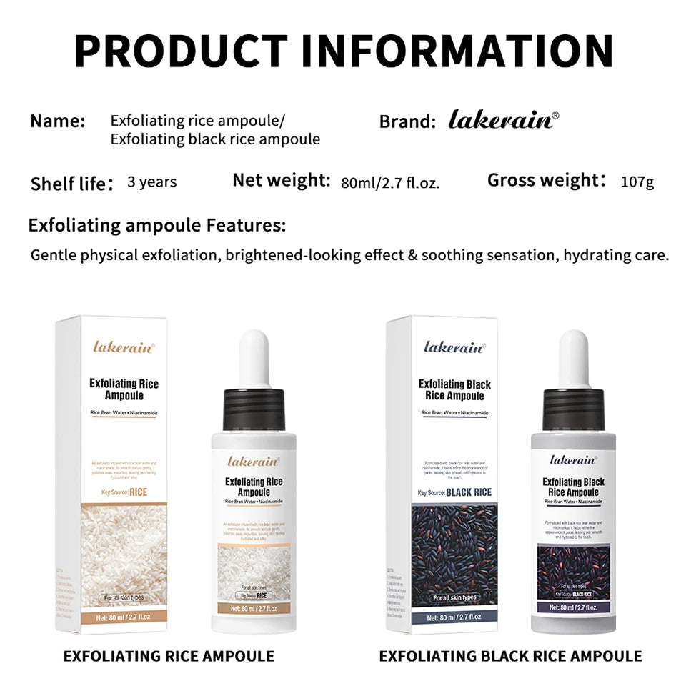 Exfoliating Rice Facial Essence for Brightening and Pore Refining - 16