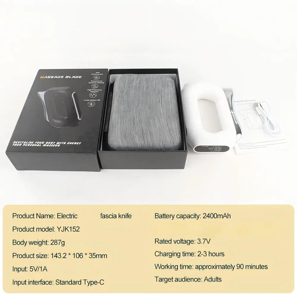 Electric Fascia Muscle Massage Blade for Body Relaxation