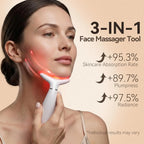 3-in-1 LED Facial Massager for Skin Tightening and Lifting
