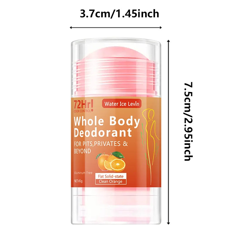 Water Ice Levin Intimate Deodorant Cream Whole Body Odor Control 45g - 5