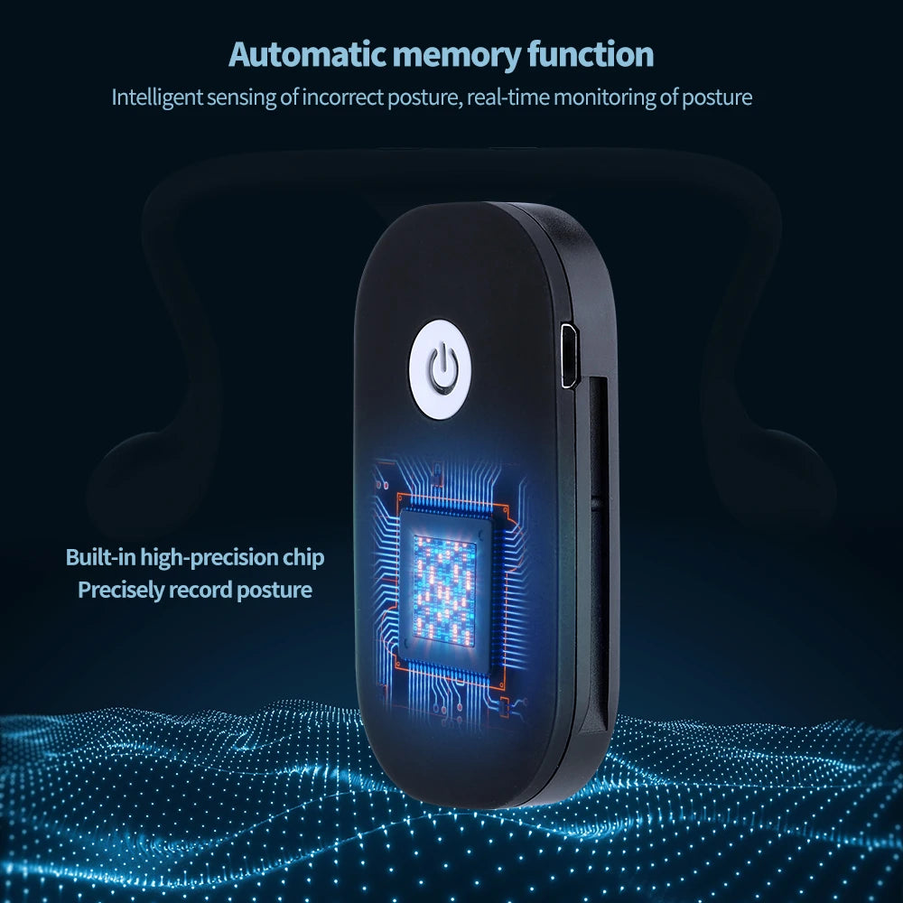 Smart Posture Corrector with LCD Vibration Reminder