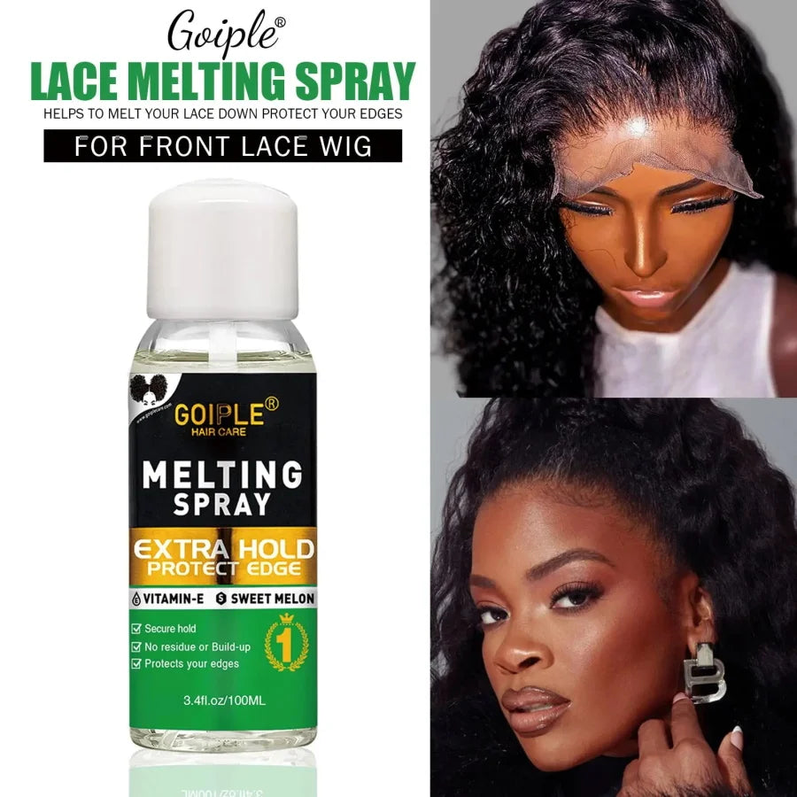 Goiple Lace Wig Adhesive Kit Melting Spray Glue and Hair Wax Stick Set