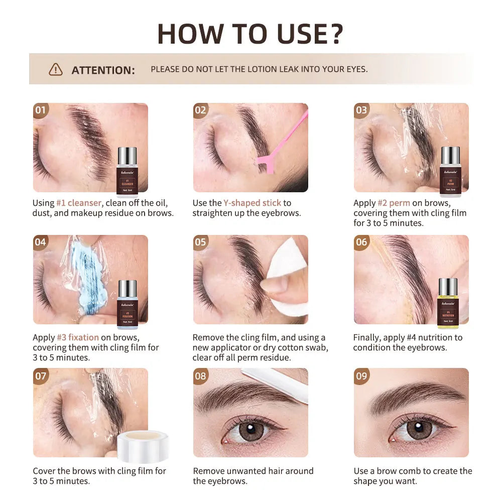 Professional Eyebrow Lamination Lifting and Shaping Kit