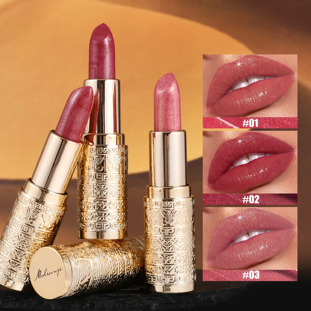 Molianji Shining Lipstick Long Lasting Moisturizing Lip Makeup - 1