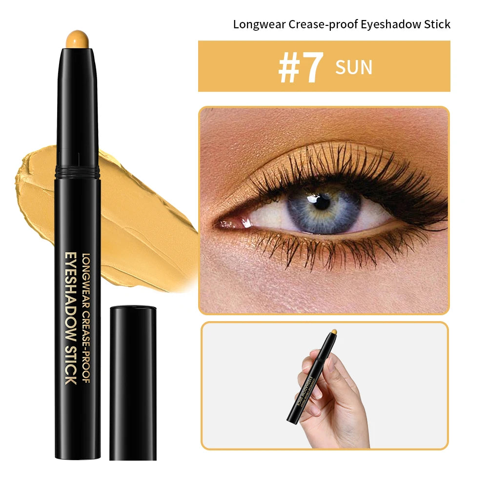 Waterproof Shimmer Eyeliner Pencil for Brightening Eye Makeup - 52