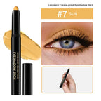 Waterproof Shimmer Eyeliner Pencil for Brightening Eye Makeup