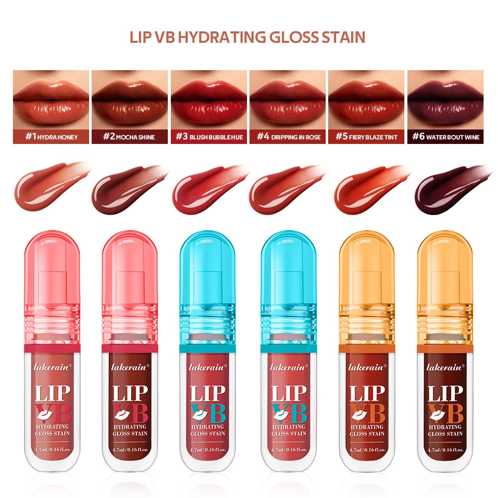 Hydrating Lip Gloss Stain with Moisturizing Vanilla Formula