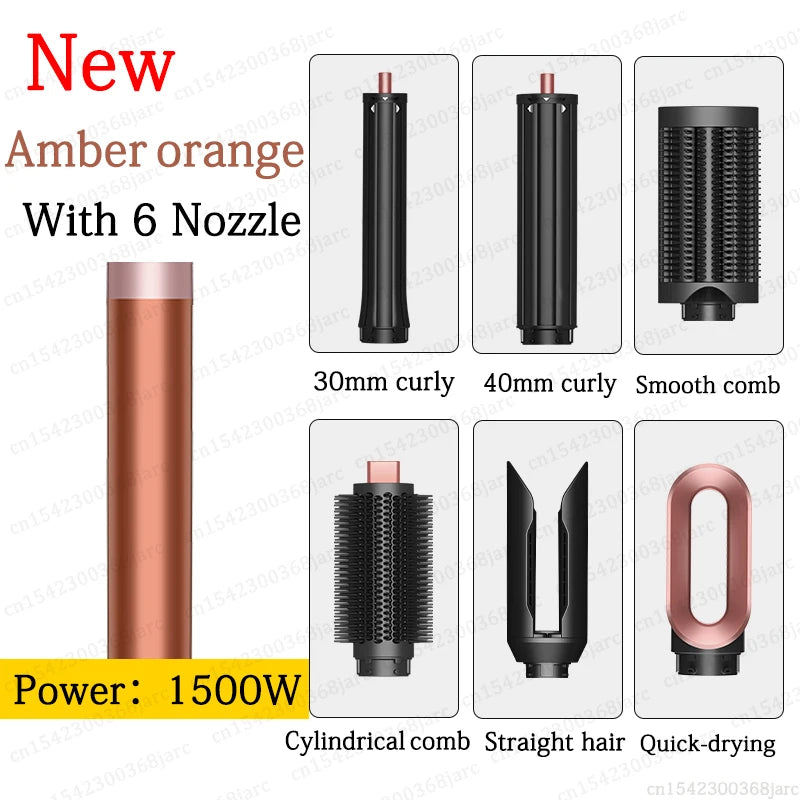 SenCiciMen 6 in 1 Hair Styler Curling Iron and Professional Dryer Brush