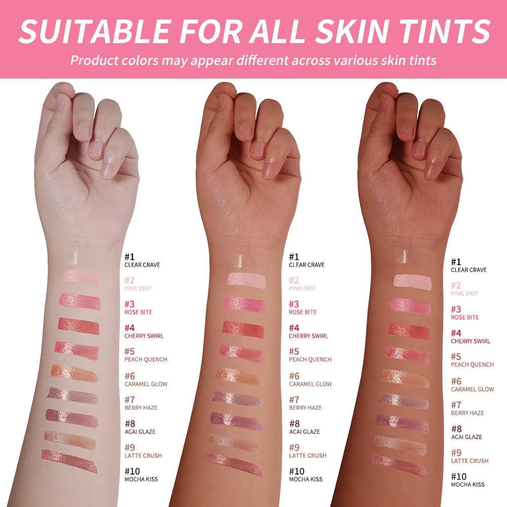 Hydrating Glossy Lip Balm with Glazed Finish - 6