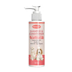 2-in-1 Puppy Shampoo and Conditioner Hypoallergenic Pet Grooming Wash