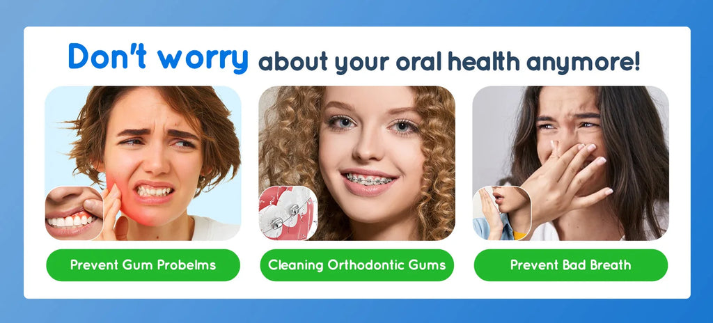 Electric Toothbrush and Water Flosser Oral Care Combo