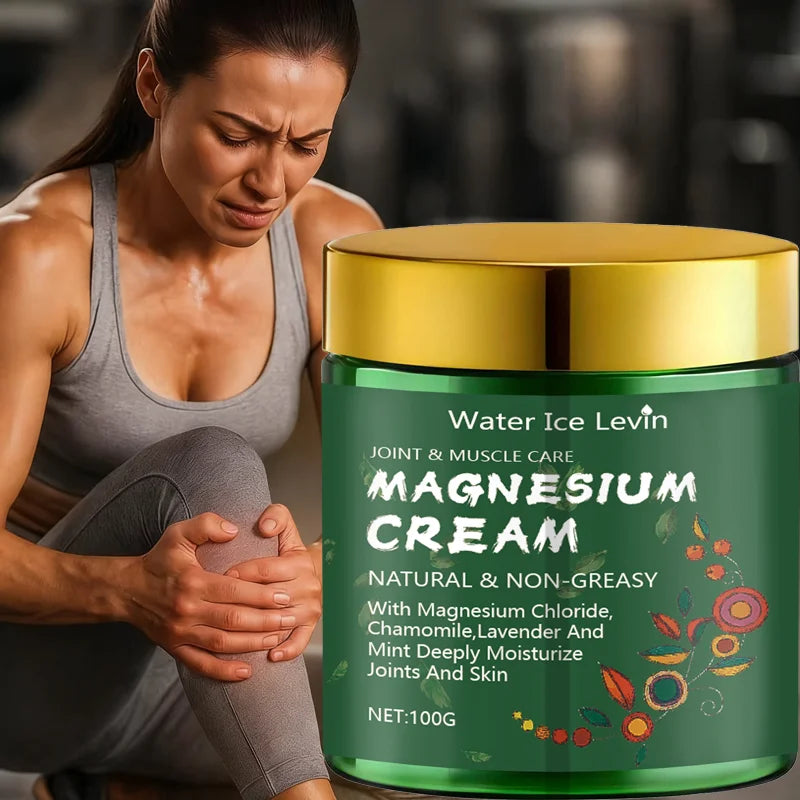 Magnesium Cream for Joint and Muscle Pain Relief Natural Moisturizer