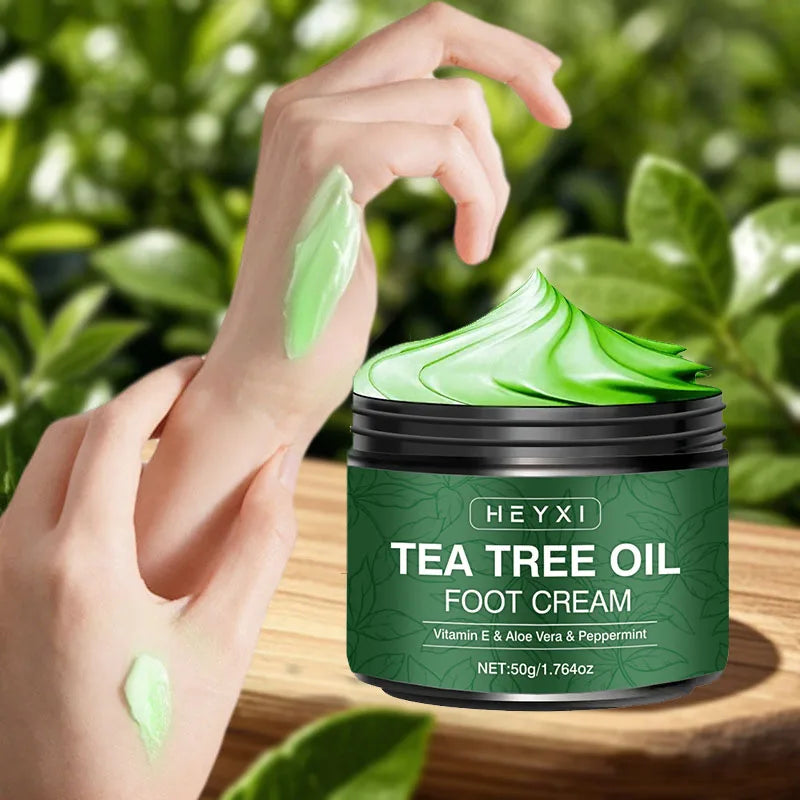 Heyxi Tea Tree Oil Foot Cream Deep Moisturizing Heel Repair