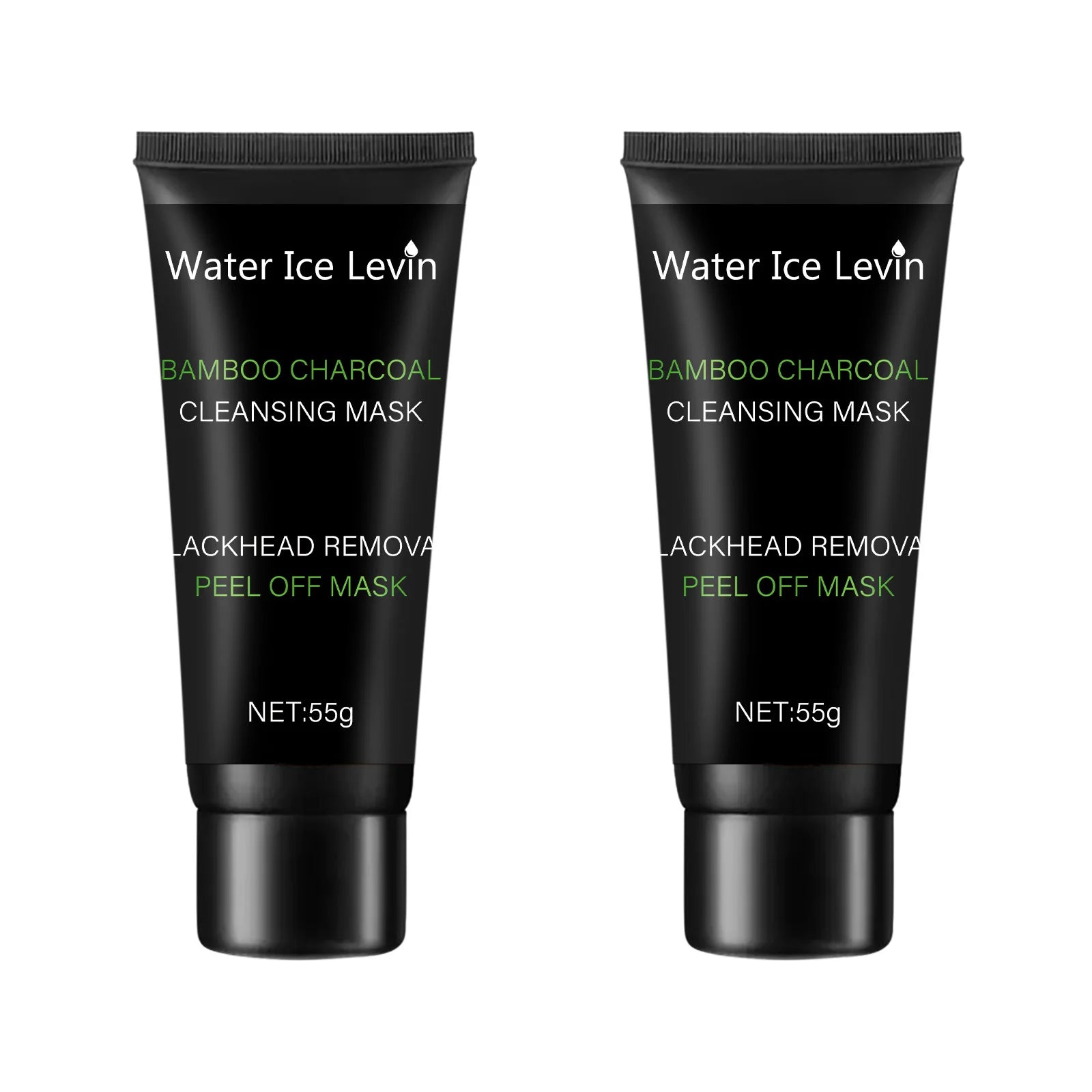 Water Ice Levin Bamboo Charcoal Peel Off Mask for Blackhead Removal - 12