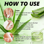 Yuitikue Coconut Oil Hair Removal Cream Moisturizing Body Hair Remover