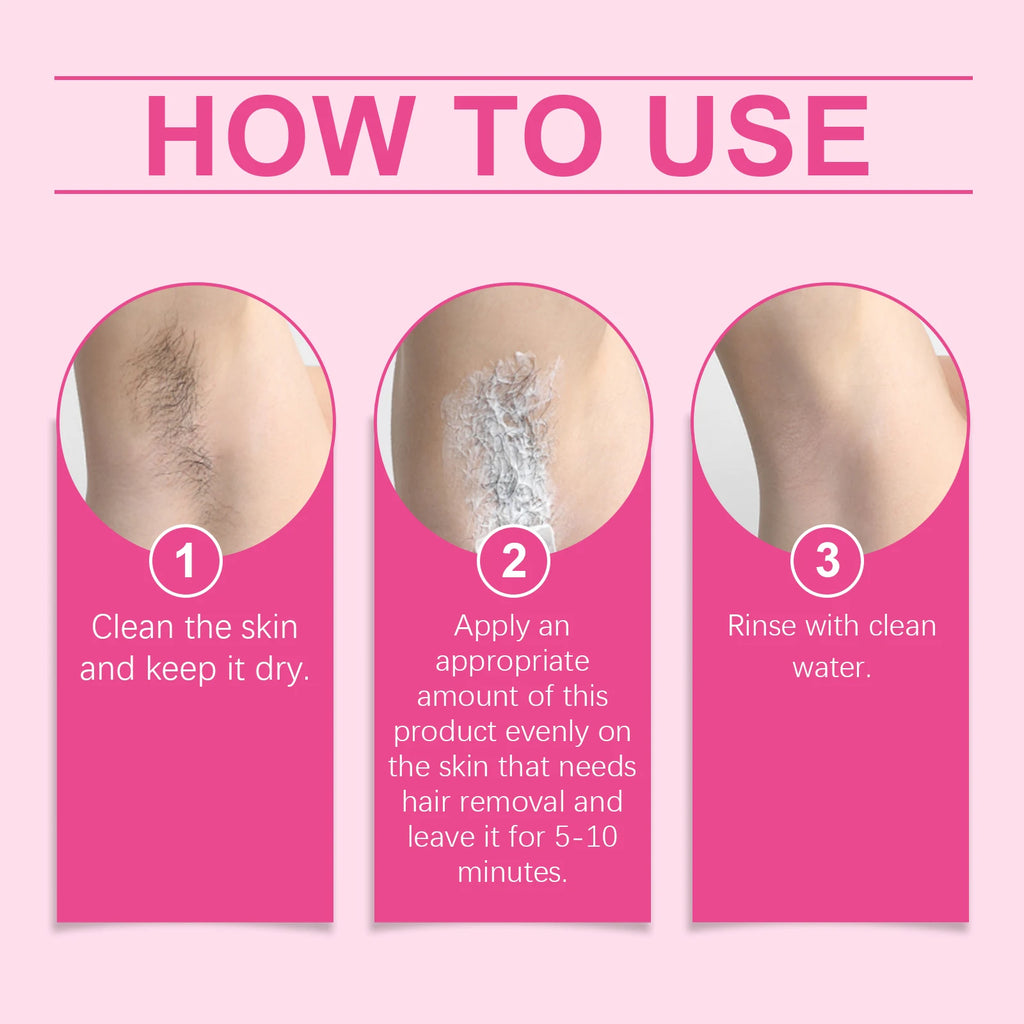Gentle Hair Removal Cream and Soothing Aftercare Set